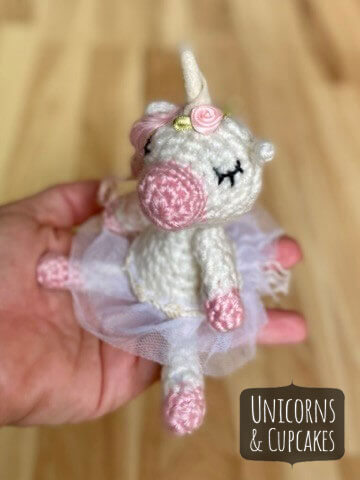 13 5 Inch Crochet Unicorn