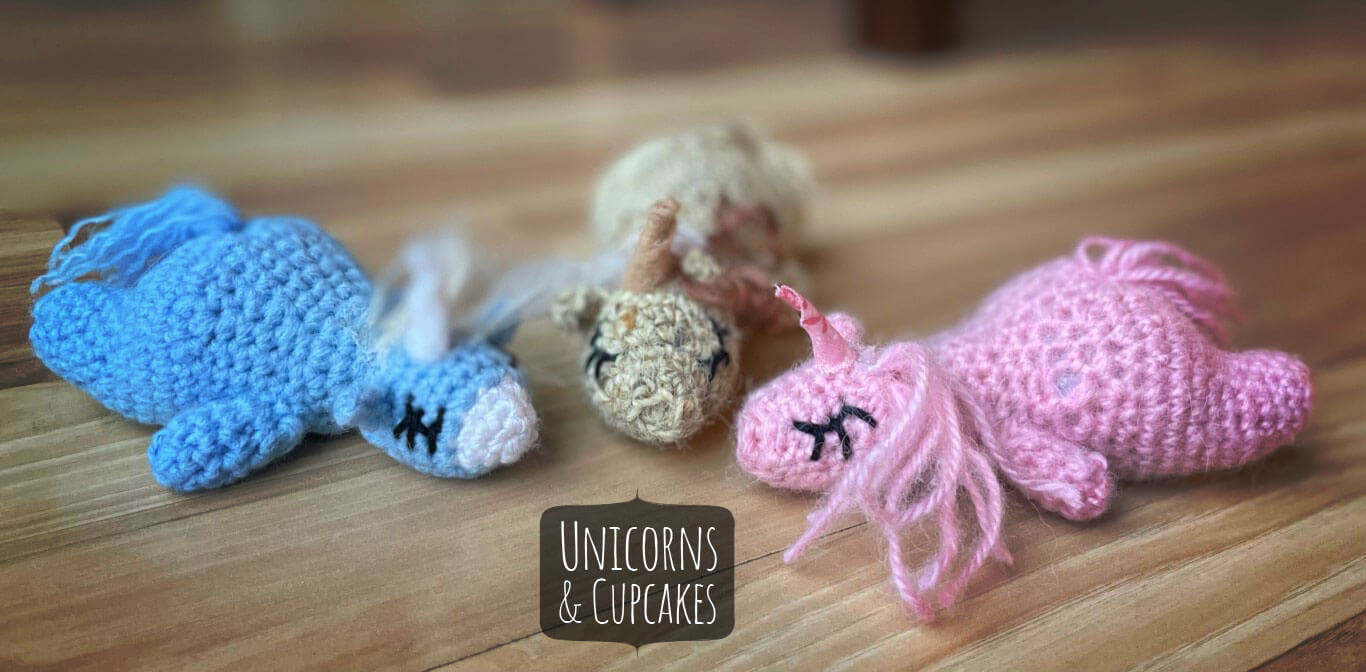 3 Sleeping Unicorn Crochet Pattern