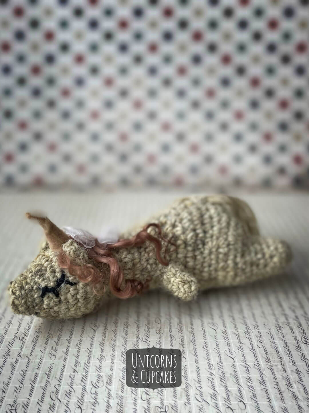 Sleeping Unicorn Free Crochet Pattern