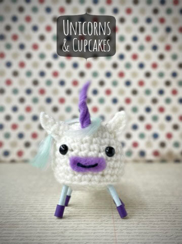 Unicorn Ball Easy Crochet Pattern